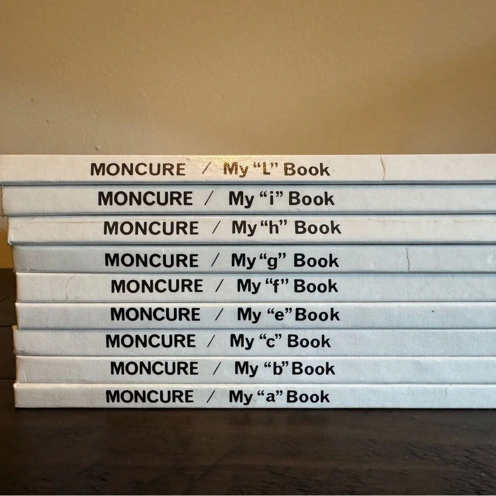 Vintage- Lot of 9 - Children's “My First Steps to Reading” Alphabet Book Set